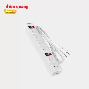 Ổ Cắm Điện Quang Chịu Nhiệt 6 lỗ