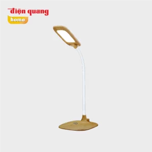 Đèn bàn sạc LED bảo vệ thị lực Điện Quang ĐQ LDL12B 6W ( Pin LITHIUM, 6W, vỏ giả gỗ )