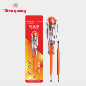 Bút thử điện Điện Quang ĐQ ETP04 O ( 2 đầu vít, 160 mm, màu cam )