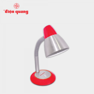 Đèn bàn Điện Quang ĐQ DKL02 ( Chóa inox, đỏ trắng )