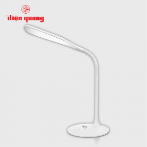 Đèn bàn sạc LED bảo vệ thị lực Điện Quang ĐQ LDL13B 5W ( Pin LITHIUM, 5W, màu trắng, chức năng đổi màu )