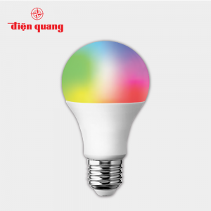 Đèn LED Bulb thông minh Điện Quang Apollo ĐQ SBU11A60 05727 BR01 ( 5W, warmwhite, kết nối bluetooth, điều khiển sắc màu RGB )