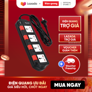 Ổ cắm ĐQ ESK SM740-750SL chịu tải 2 màu trắng -đen