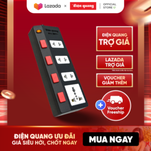 Ổ cắm Điện Quang 2 mét ECO 4SBW