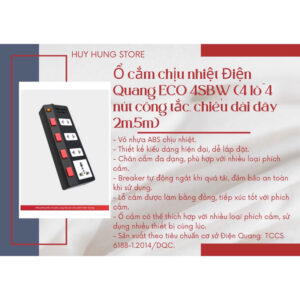 Ổ cắm Điện Quang 2 mét ECO 4SBW